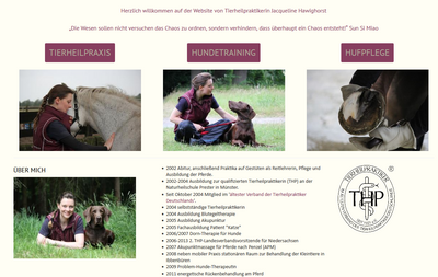 Logo Tierheilpraxis Jacqueline Hawighorst